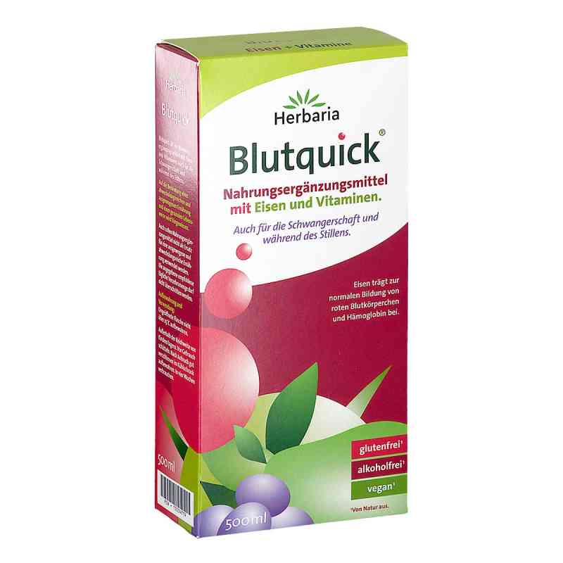 Blutquick Saft 500 ml von Herbaria Kräuterparadies GmbH PZN 10534719