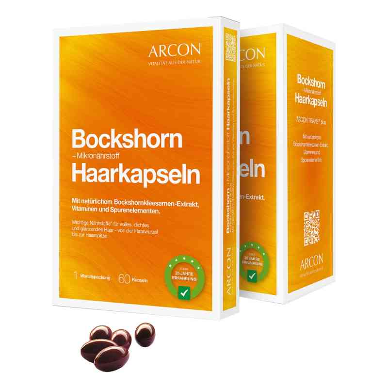 Bockshorn Mikronährstoff Haarkapseln Tisane p Kurpackung 240 stk von Arcon International GmbH PZN 08101343