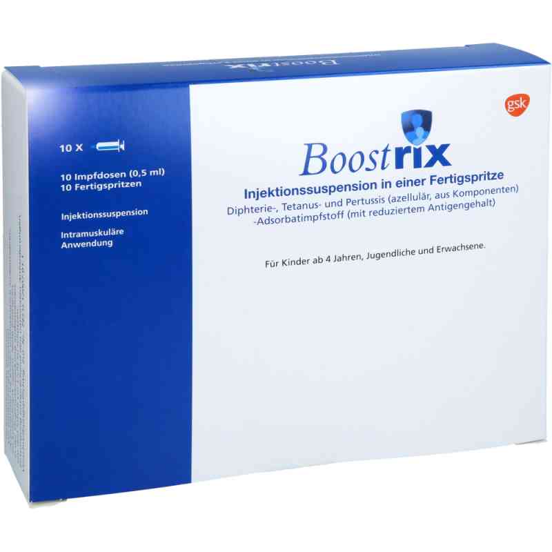 Boostrix iniecto -susp.i.e.fertigspritze 10X0.5 ml von Orifarm GmbH PZN 17847410