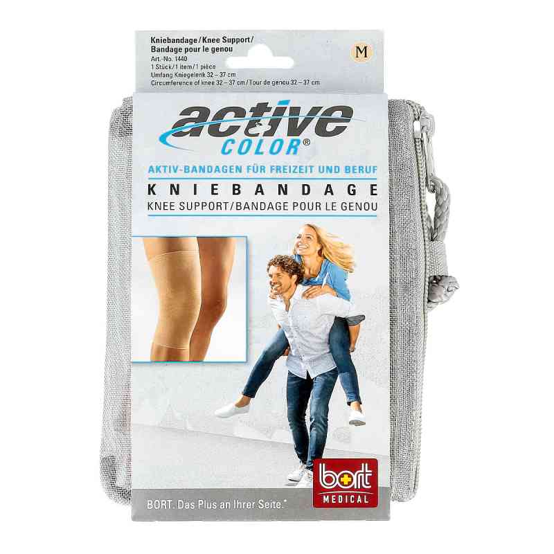Bort Activecolor Kniebandage medium haut 1 stk von Bort GmbH PZN 06914652