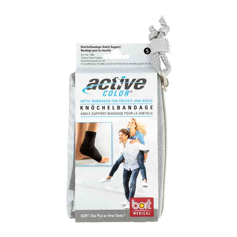 Bort Activecolor Knöchelbandage small schwarz 1 stk von Bort GmbH PZN 06914907