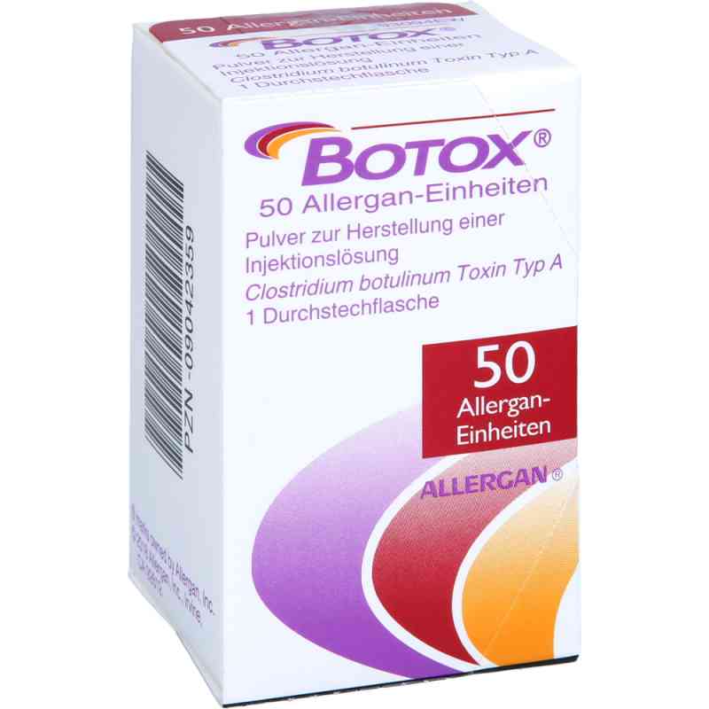 Botox 50 E Trockensubstanz ohne Lösungsmittel 1 stk von AbbVie Deutschland GmbH & Co. KG PZN 09042359