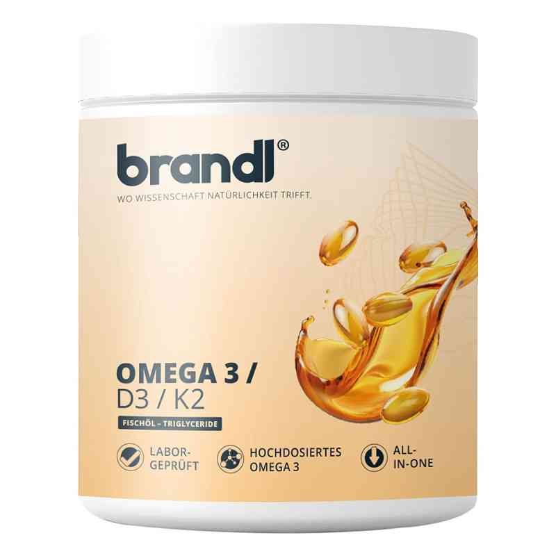 Brandl Omega-3 / D3 / K2 Weichkapseln 240 stk von Brandl Nutrition GmbH PZN 18679156