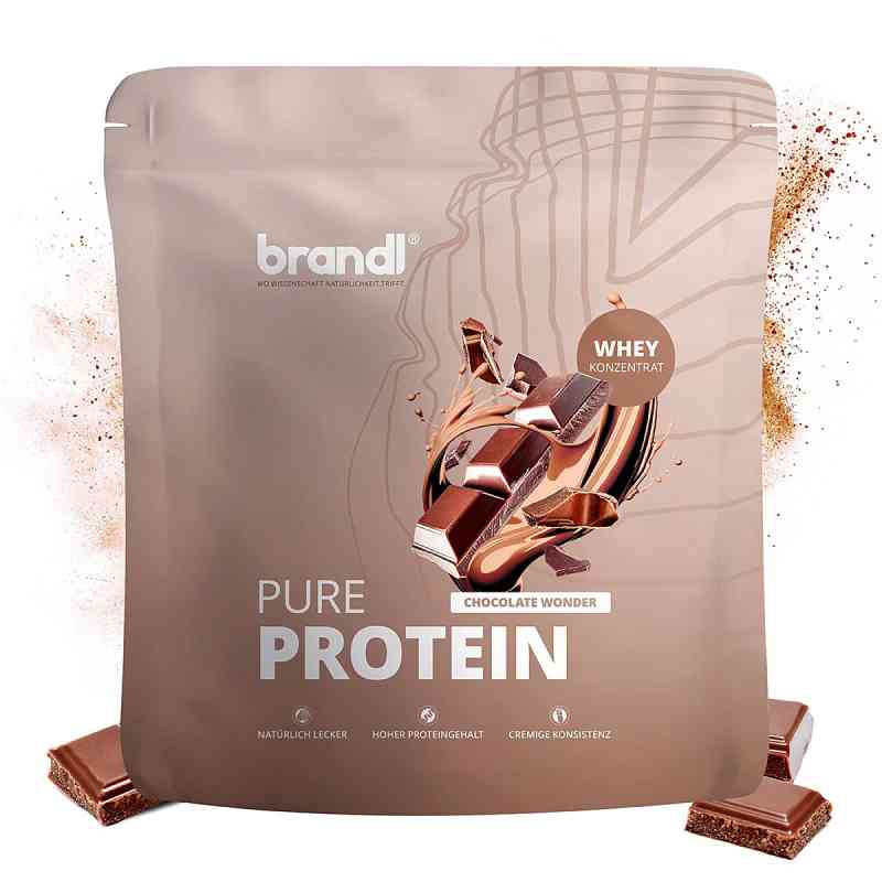 Brandl Pure Protein Schoko Pulver 1000 g von Brandl Nutrition GmbH PZN 18679386