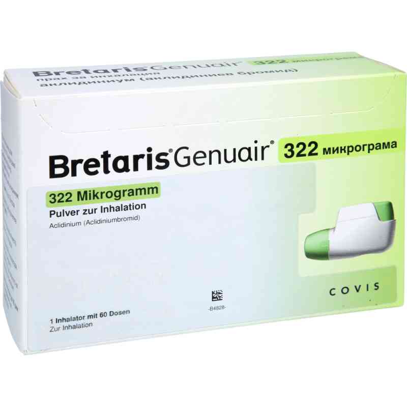 Bretaris Genuair 322 Μg Pulver Z.inhalation 1x60ed 1 stk von kohlpharma GmbH PZN 10167362
