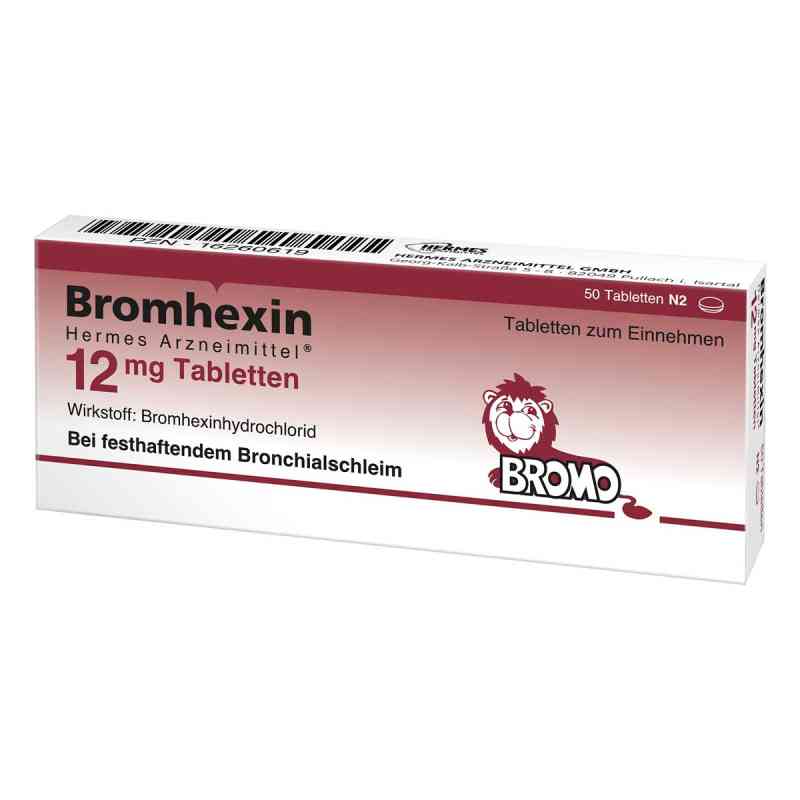 Bromhexin Hermes Arzneimittel 12 mg Tabletten 50 stk von HERMES Arzneimittel GmbH PZN 16260619