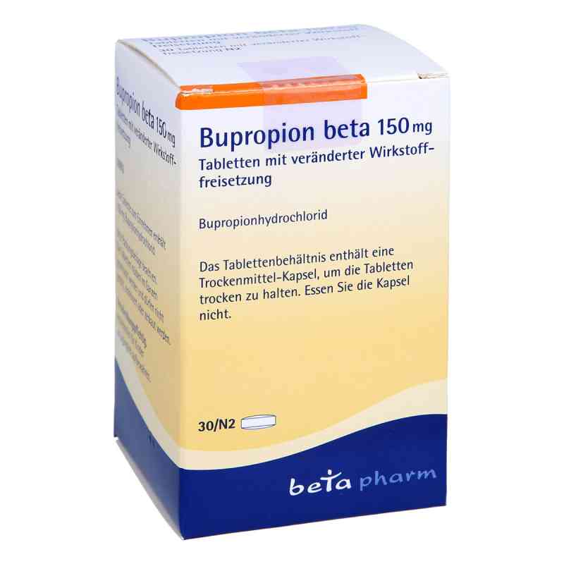 Bupropion beta 150 mg Tabletten mit veränd.Wst.-Frs. 30 stk von betapharm Arzneimittel GmbH PZN 02055057