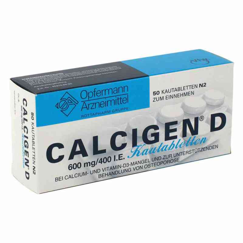 CALCIGEN D 600mg/400 internationale Einheiten 50 stk von Mylan Healthcare GmbH PZN 00662155