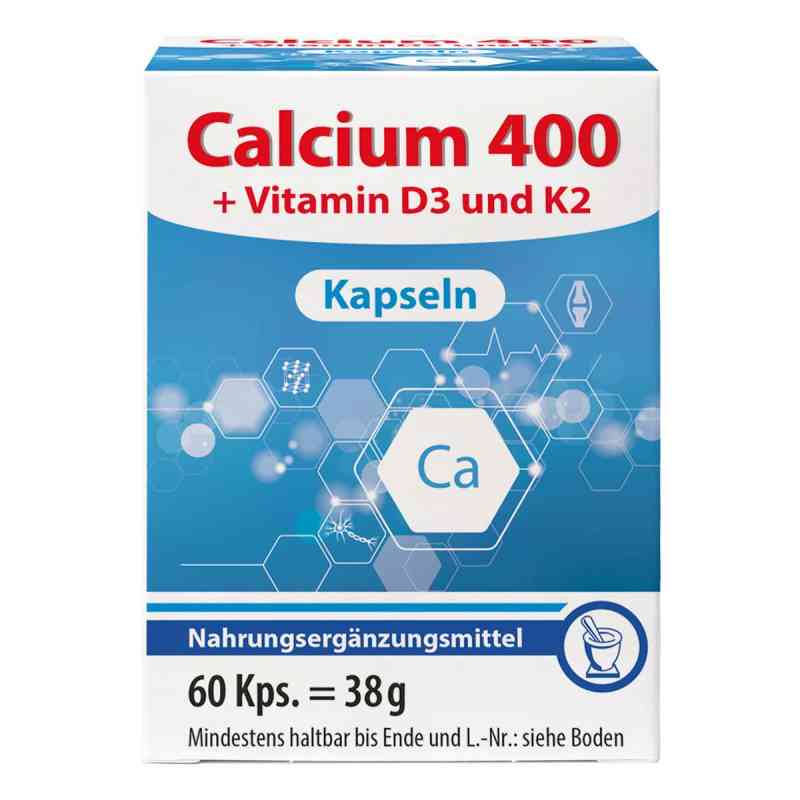 Calcium 400 Kapseln 60 stk von Pharma Peter GmbH PZN 07261502