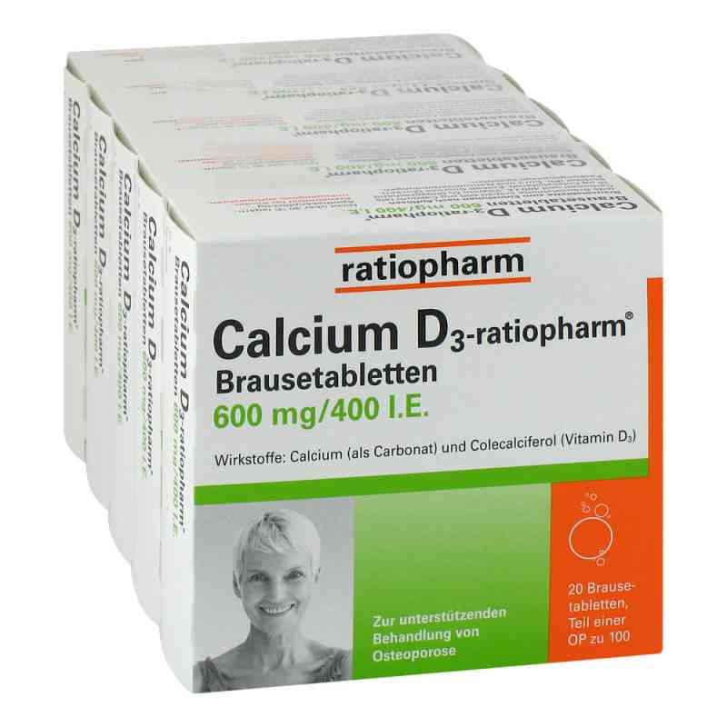 Calcium D3 ratiopharm 600mg/400 internationale Einheiten 100 stk von ratiopharm GmbH PZN 03659751