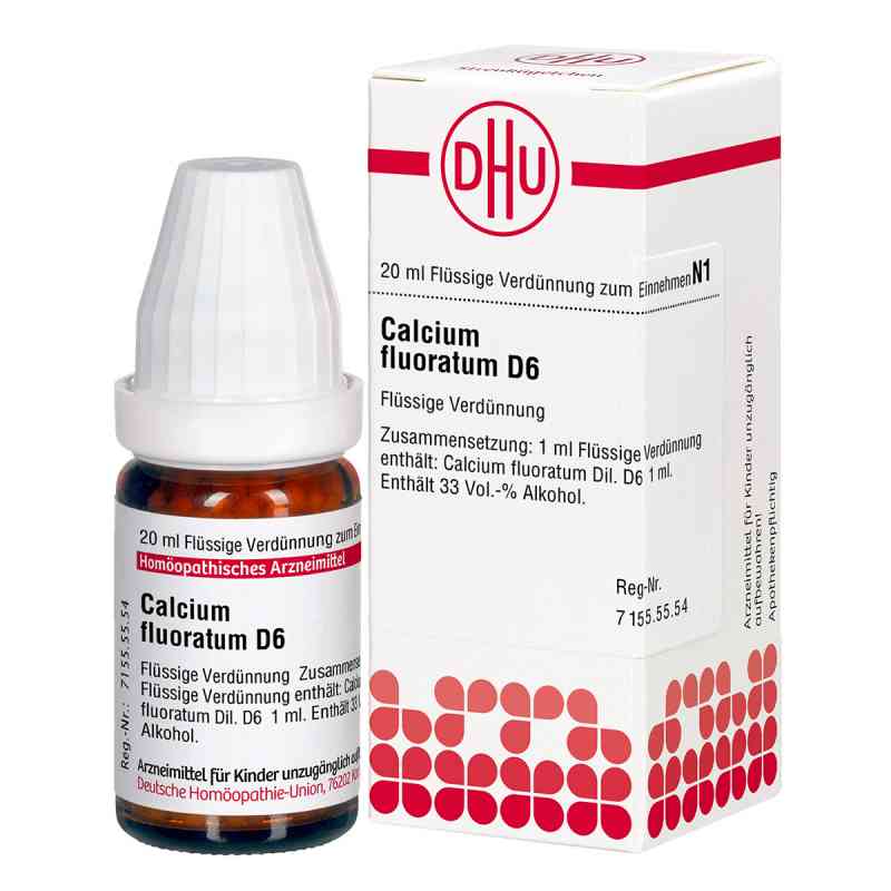 Calcium Fluoratum D6 Dilution 20 ml von DHU-Arzneimittel GmbH & Co. KG PZN 02888998