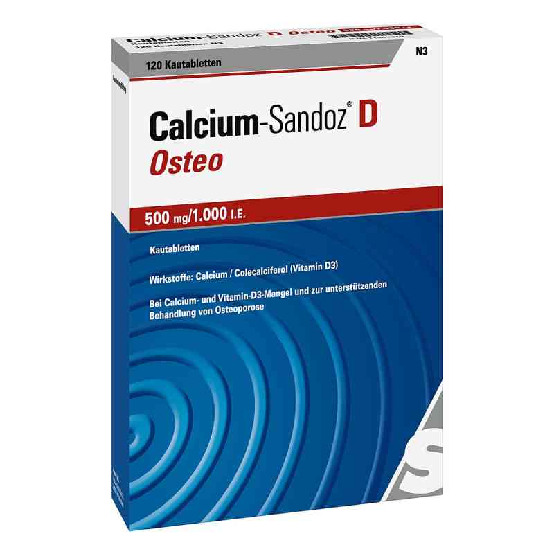 Calcium-Sandoz® D Osteo Kautabletten 500mg/1.000 I.E. 120 stk von Hexal AG PZN 11586279