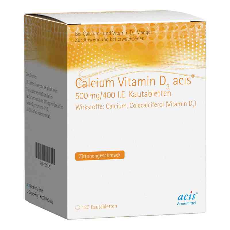 Calcium Vitamin D3 acis 500mg/400 internationale Einheiten 120 stk von MIBE GmbH Arzneimittel PZN 11011225