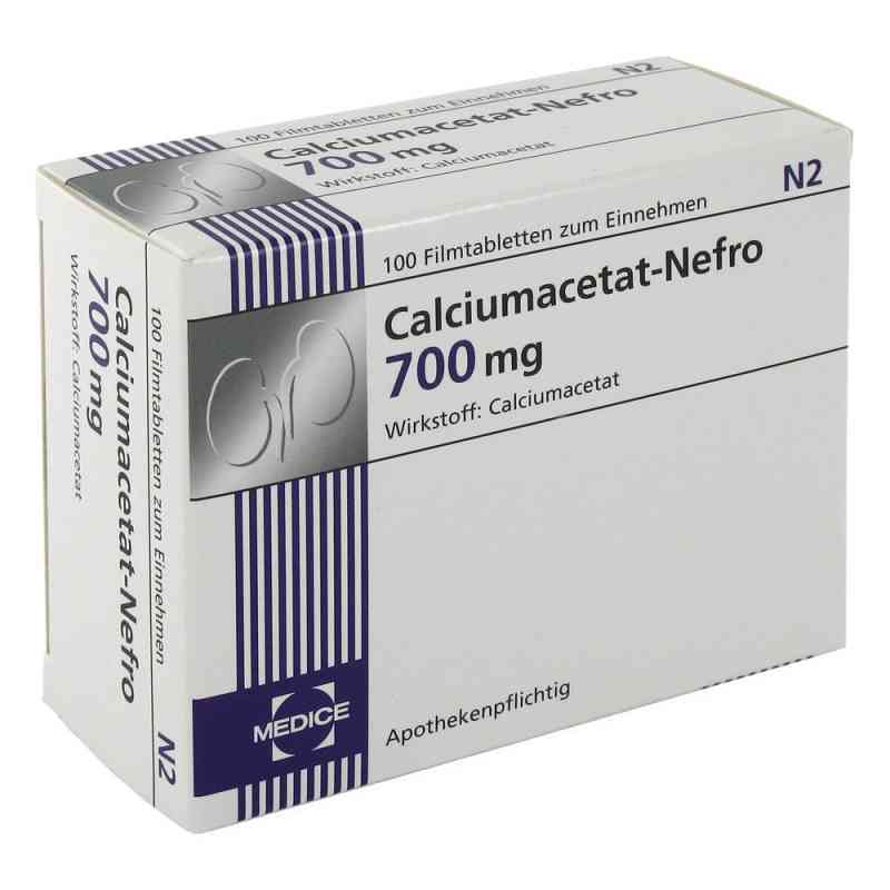 Calciumacetat Nefro 700 mg Filmtabletten 100 stk von MEDICE Arzneimittel Pütter GmbH& PZN 00434052