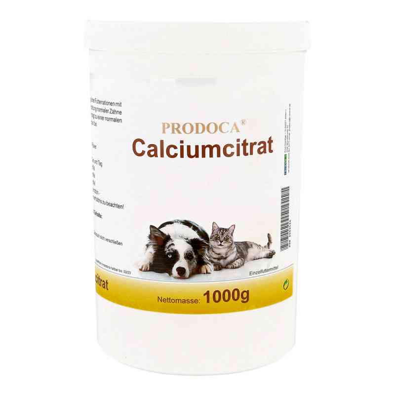 Calciumcitrat veterinär  Pulver 1000 g von PRODOCA Spezialfuttermittel PZN 04089586