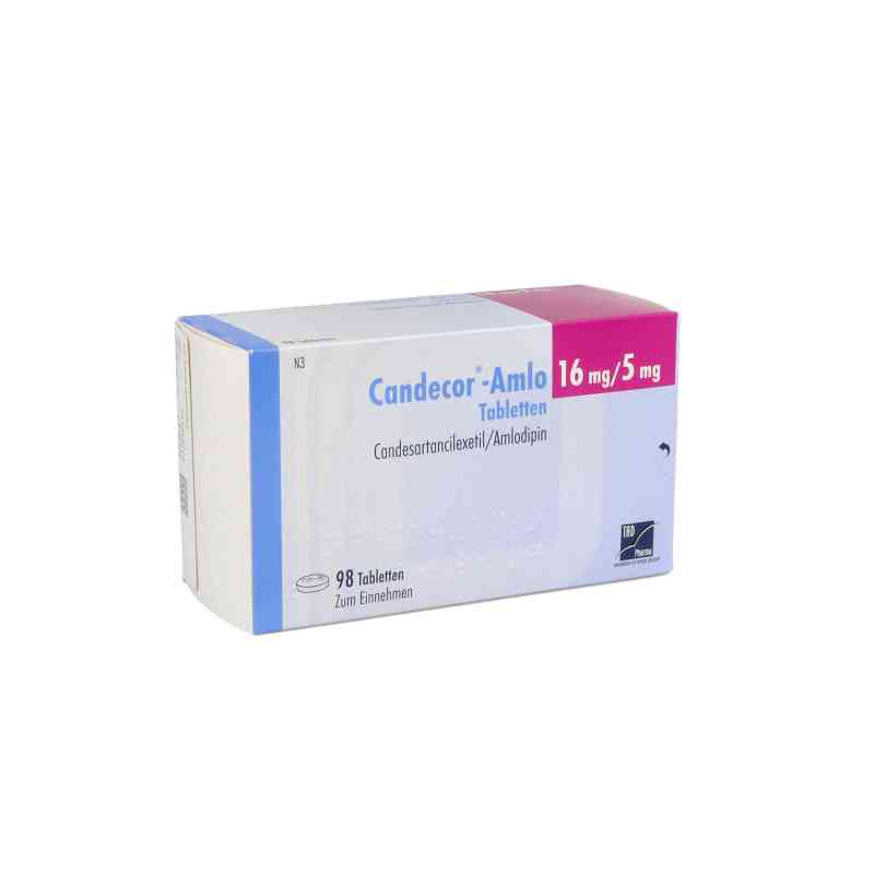 Candecor-amlo 16 mg/5 mg Tabletten 98 stk von TAD Pharma GmbH PZN 13502246