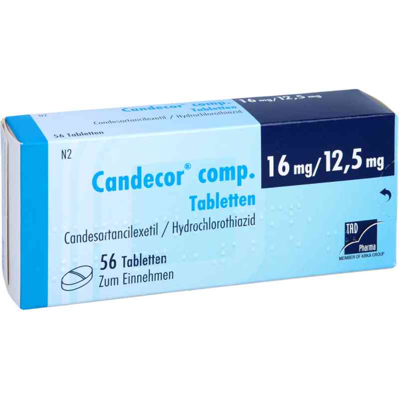 Candecor compositus 16mg/12,5mg 56 stk von TAD Pharma GmbH PZN 09633592
