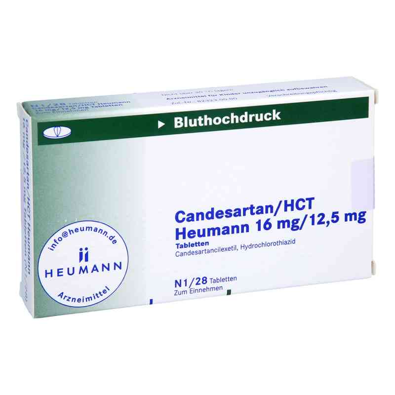 Candesartan/HCT Heumann 16mg/12,5mg 28 stk von HEUMANN PHARMA GmbH & Co. Generi PZN 09424606