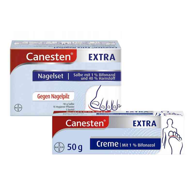 Canesten EXTRA 2-Phasen-Kurztherapie-Set bei Nagelpilz mit 50g E 1 stk von Bayer Vital GmbH PZN 08101570