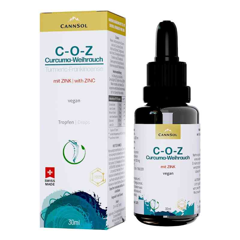 Cannsol Curcuma-Weihrauch-Zink Tropfen  30 ml von SoluVeda GmbH PZN 19360824