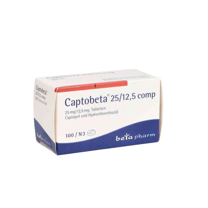 Captobeta 25/12,5 comp 100 stk von betapharm Arzneimittel GmbH PZN 00179714
