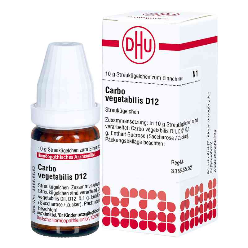 Carbo Vegetabilis D 12 Globuli 10 g von DHU-Arzneimittel GmbH & Co. KG PZN 01763929