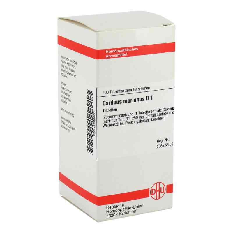 Carduus Marianus D1 Tabletten 200 stk von DHU-Arzneimittel GmbH & Co. KG PZN 02896006