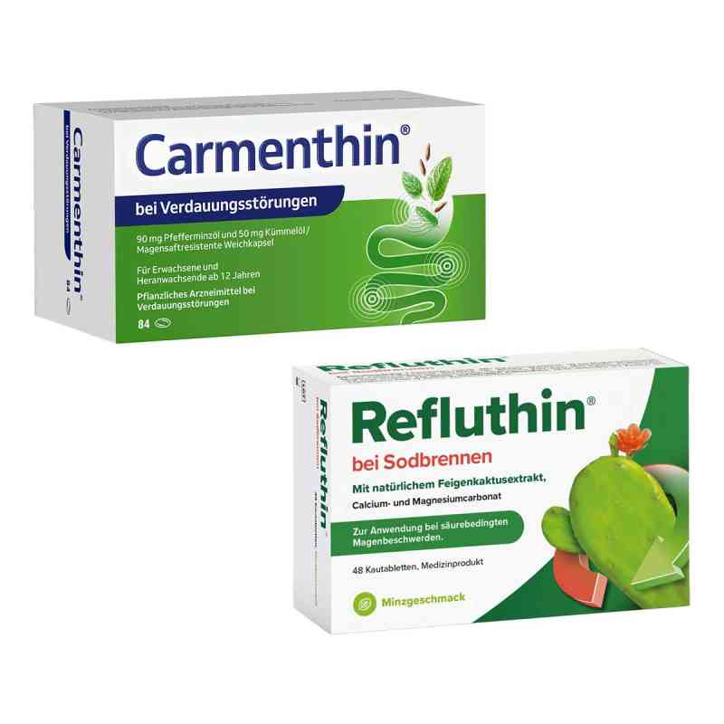 Carmenthin und Refluthin Frucht 84+48 stk von Dr.Willmar Schwabe GmbH & Co.KG PZN 08105301