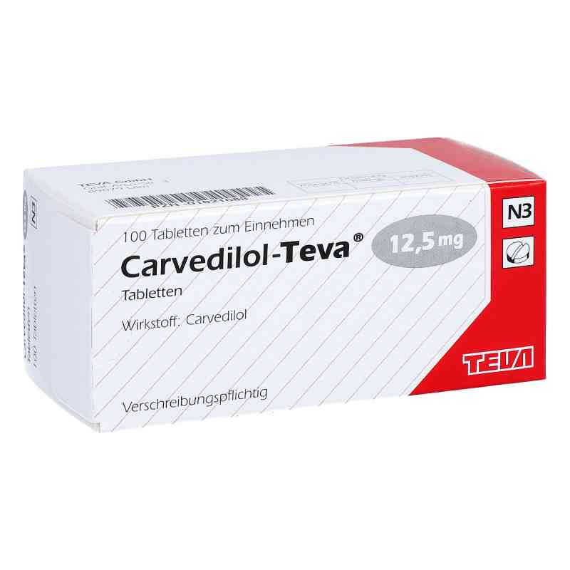 Carvedilol-Teva 12,5mg 100 stk von Teva GmbH PZN 01021688