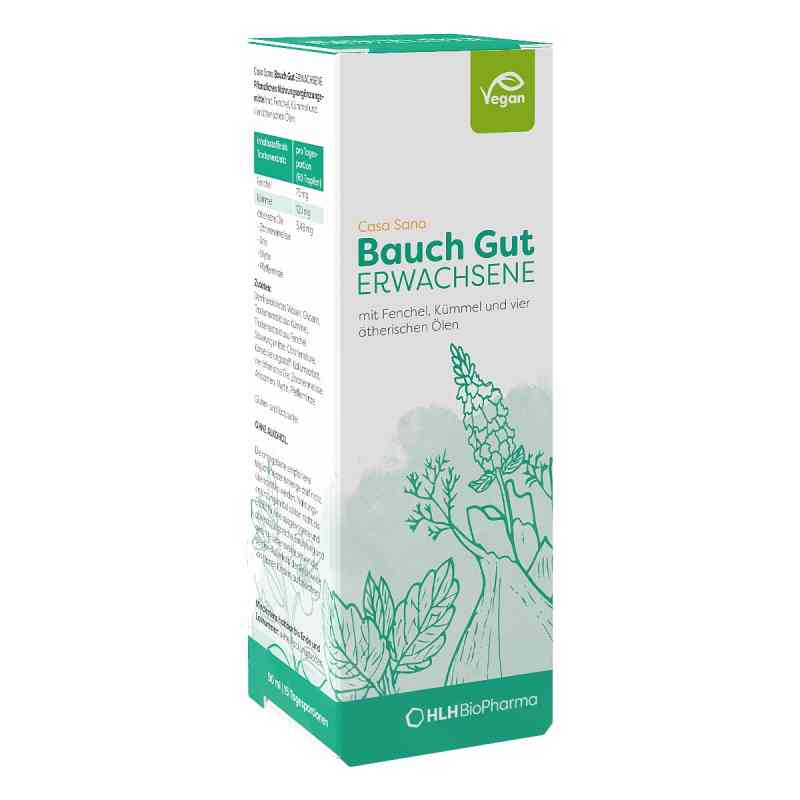 Casa Sana Bauch Gut Erwachsene Tropfen 50 ml von HLH BioPharma GmbH PZN 16205684