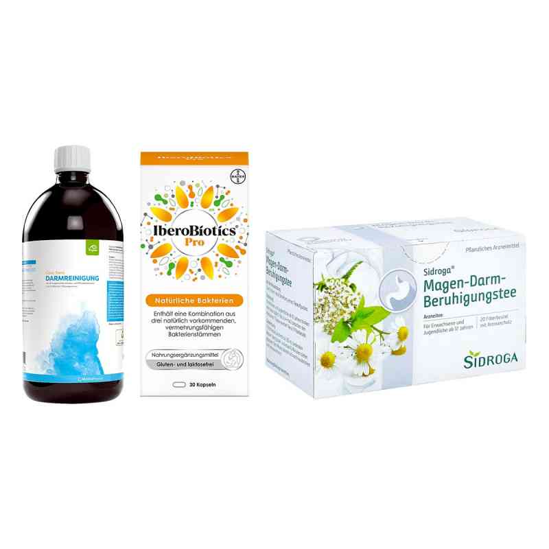 Casa Sana Darmreinigung + Iberobiotics Pro + Sidroga Magen-Darm- 1 Set von  PZN 08105227
