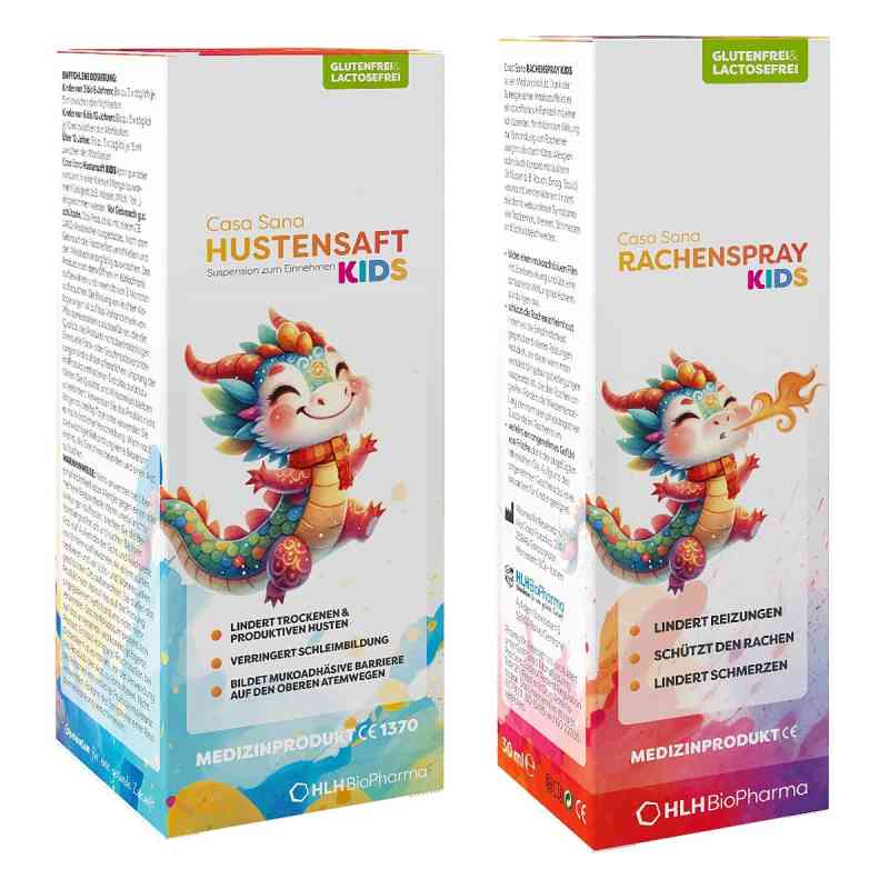 Casa Sana Hustensaft Kids 200ml+Casa Sana Rachenspray Kids 30ml  Pck von  PZN 08103638