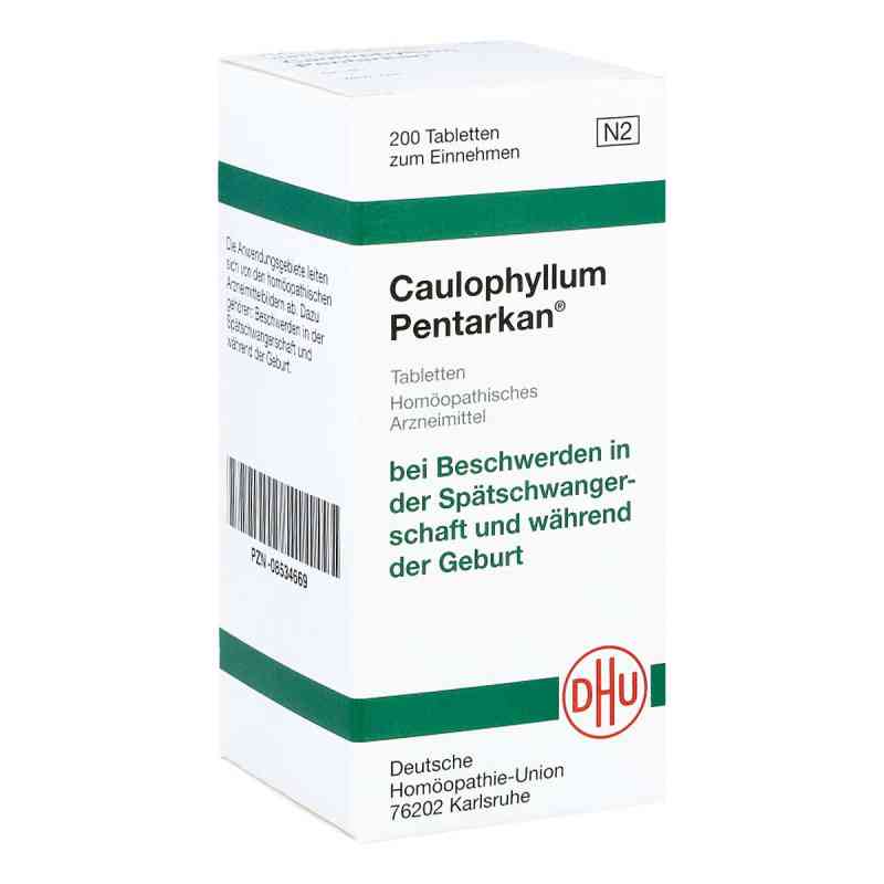 Caulophyllum Pentarkan Tabletten 200 stk von DHU-Arzneimittel GmbH & Co. KG PZN 08534669