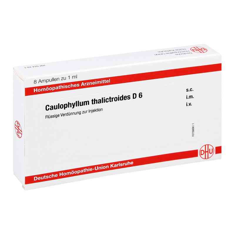 Caulophyllum Thalictroides D6 Ampullen 8X1 ml von DHU-Arzneimittel GmbH & Co. KG PZN 11704974