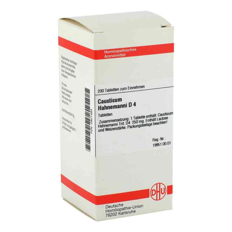 Causticum Hahnemanni D4 Tabletten 200 stk von DHU-Arzneimittel GmbH & Co. KG PZN 02801483