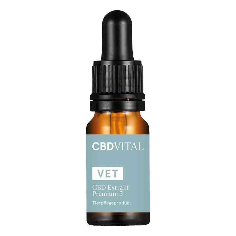 CBD VITAL Vet Cbd Extrakt Premium 5% Tropfen für Hund & Katze 10 ml von Vitrasan GmbH PZN 16782252
