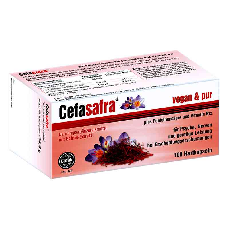Cefasafra Hartkapseln 100 stk von Cefak KG PZN 15656628
