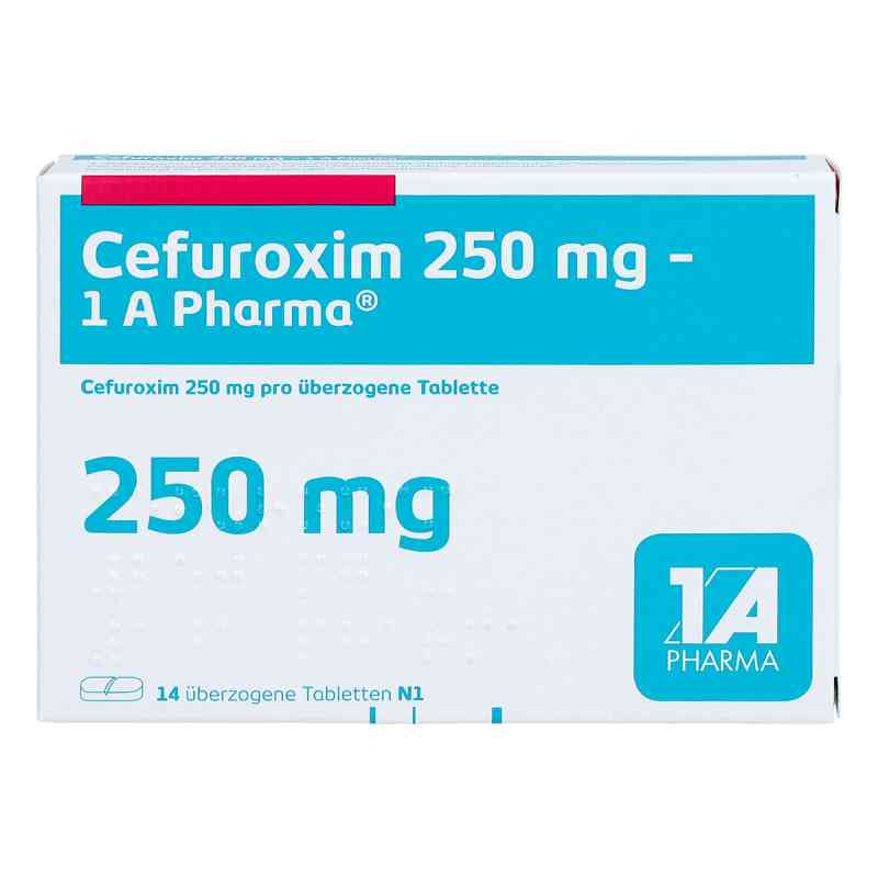 Cefuroxim 250 mg-1A Pharma überzogene Tabletten 14 stk von 1 A Pharma GmbH PZN 04841498