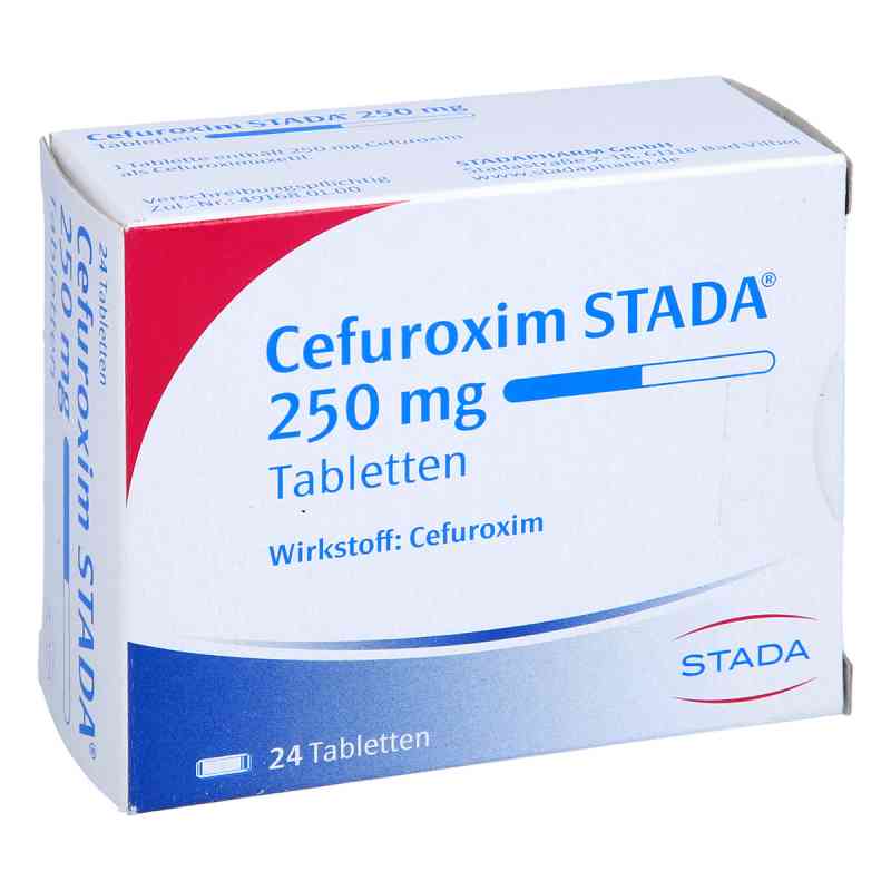 Cefuroxim STADA 250mg 24 stk von STADAPHARM GmbH PZN 02825839