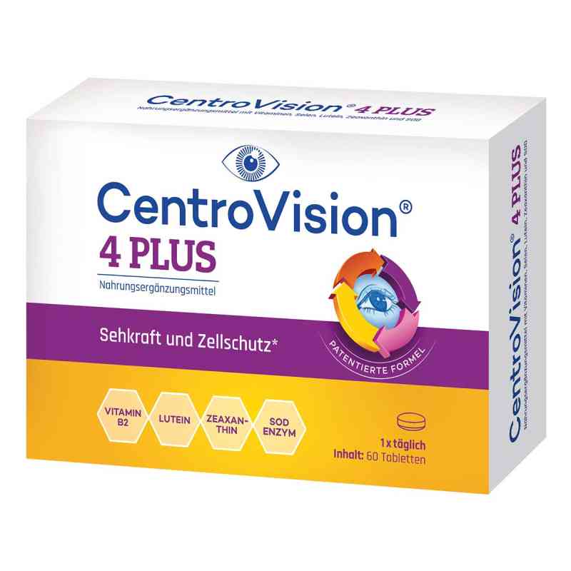 Centrovision 4 Plus Tabletten 60 stk von OmniVision GmbH PZN 16665782