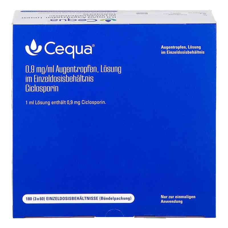 Cequa 0,9 Mg/ml Augentropfen Lösung i.einzeldosisbeh. 180 stk