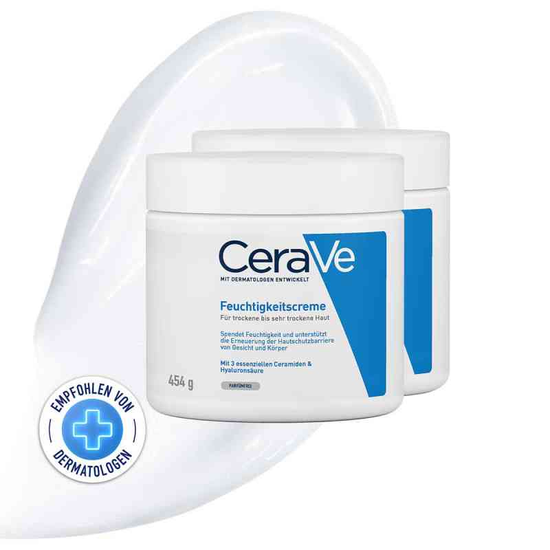 Cerave Feuchtigkeitscreme 2 x454 g von L'Oreal Deutschland GmbH Geschäftsbereich CeraVe PZN 08102803