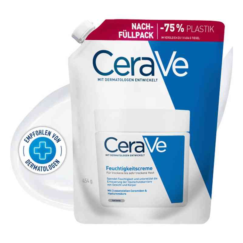 Cerave Feuchtigkeitscreme Nachfüllpack 454 g von L'Oreal Deutschland GmbH Geschäftsbereich CeraVe PZN 19847928