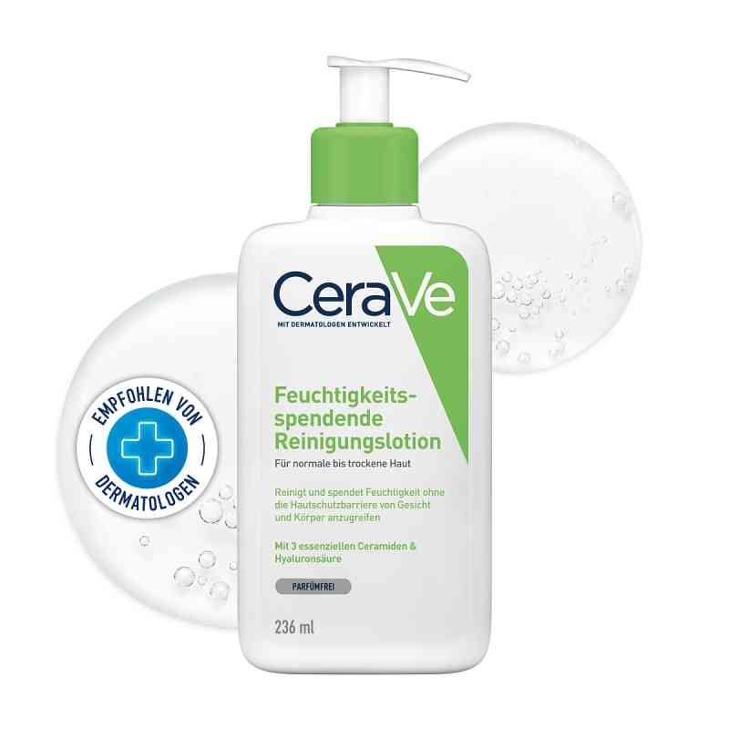 CeraVe Feuchtigkeitsspendende Reinigungslotion 236 ml von L'Oreal Deutschland GmbH PZN 14017487