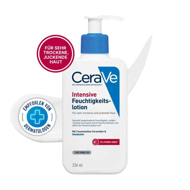 Cerave Intensive Feuchtigkeitslotion 236 ml von L'Oreal Deutschland GmbH Geschäftsbereich CeraVe PZN 19557900