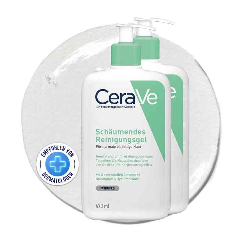 Cerave Schäumendes Reinigungsgel 2 x473 ml von L'Oreal Deutschland GmbH Geschäftsbereich CeraVe PZN 08102810
