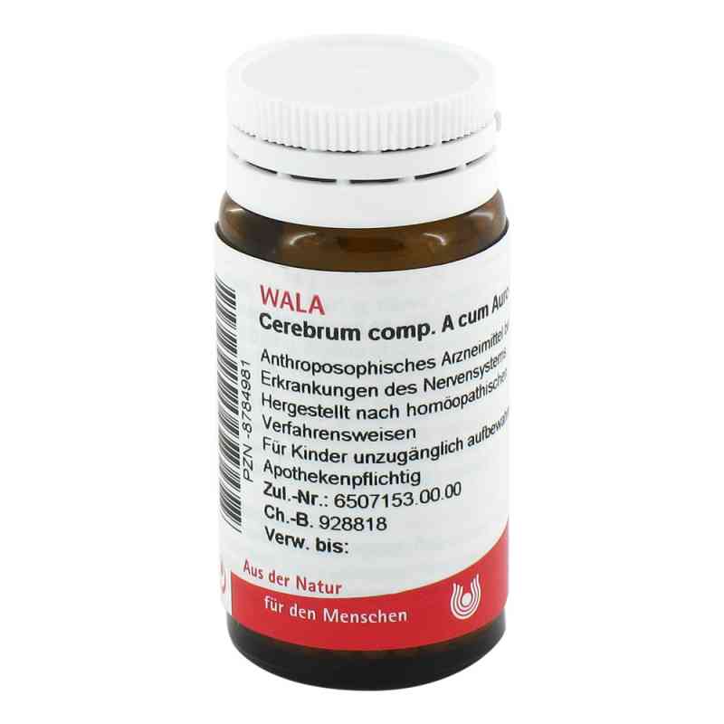 Cerebrum Comp. A cum Auro compositus Globuli 20 g von WALA Heilmittel GmbH PZN 08784981