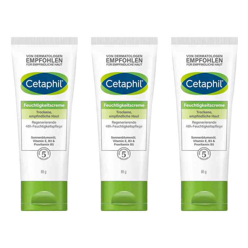 Cetaphil Feuchtigkeitscreme (85 g)  3x85 ml von Galderma Laboratorium GmbH PZN 08105012