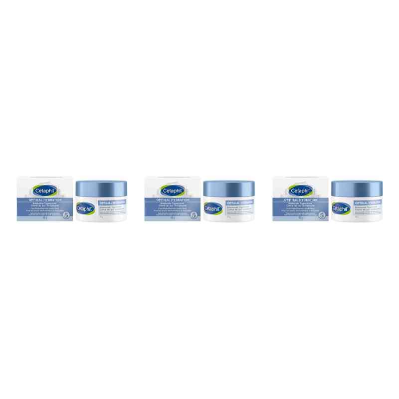 Cetaphil Optimal Hydration Belebende Tagescreme 3x48 g von Galderma Laboratorium GmbH PZN 08104994