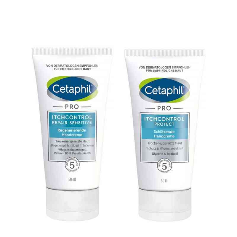 Cetaphil Pro ItchControl Repair Schutz & Pflege Handcreme 2x50 ml von Galderma Laboratorium GmbH PZN 08105074